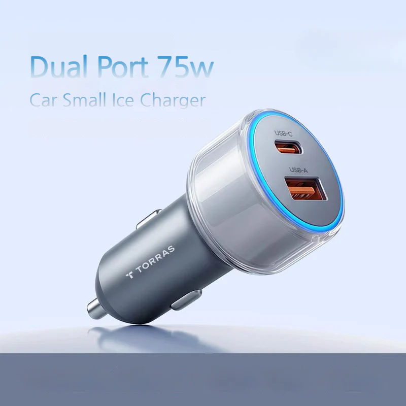 TORRAS 75W Dual-Port Super Fast Car Charger - Image 10