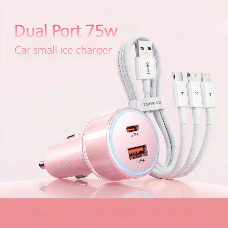 TORRAS 75W Dual-Port Super Fast Car Charger - Image 9
