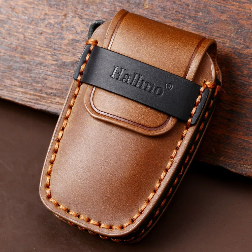 Toyota Handcrafted Genuine Leather Car Key Fob Protective Case Cover For Camry, C-HR, Corolla, RAV4, Avalon, Land Cruiser, Prado, Prius - Image 20