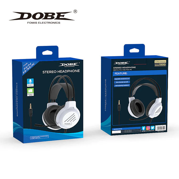 [TP5-3592] PS5 Wired Stereo Headphone Headset Over-Ear Gaming Headphones with Microphone - Image 6