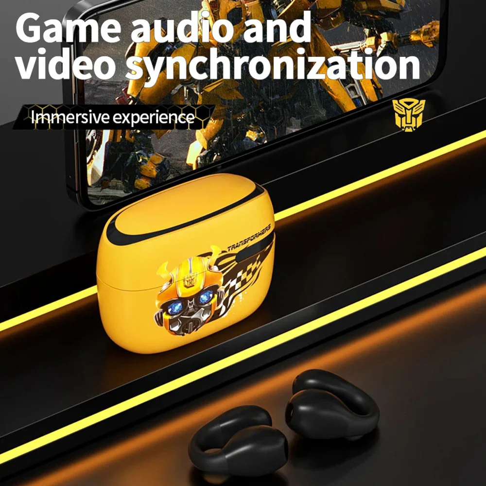 Transformers TF-T05 Ear Clip Open Touch ENC Noise Reduction Earphones - Image 11