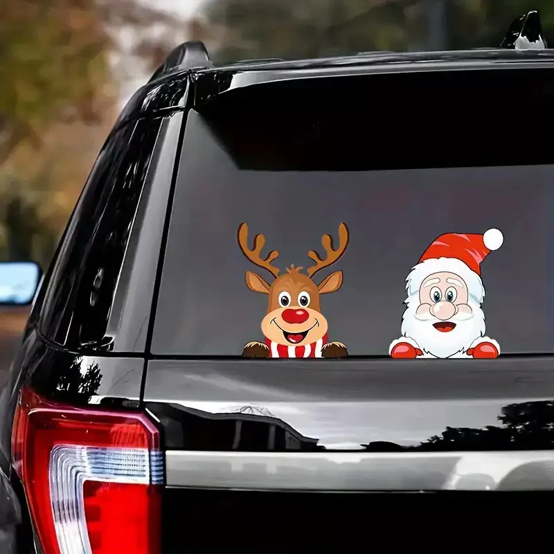 Universal Car Scratch-Covering Waterproof Christmas Decoration Stickers (Pack of 3) - Image 2
