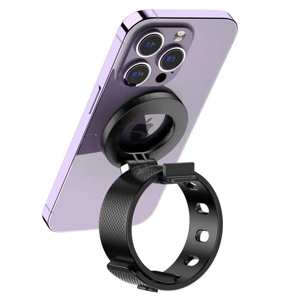 Universal MagSafe Phone Holder Grip Stand with Adjustable Arm Strap