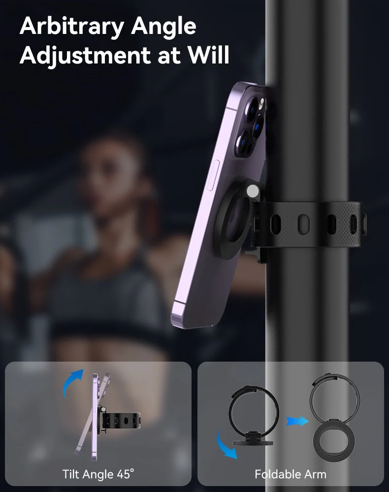 Universal MagSafe Phone Holder Grip Stand with Adjustable Arm Strap - Image 6