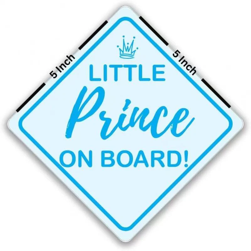 Universal Stylish Baby On Board Car Sticker Safety Sign For Reflective & Weatherproof Safety Sticker - Image 3
