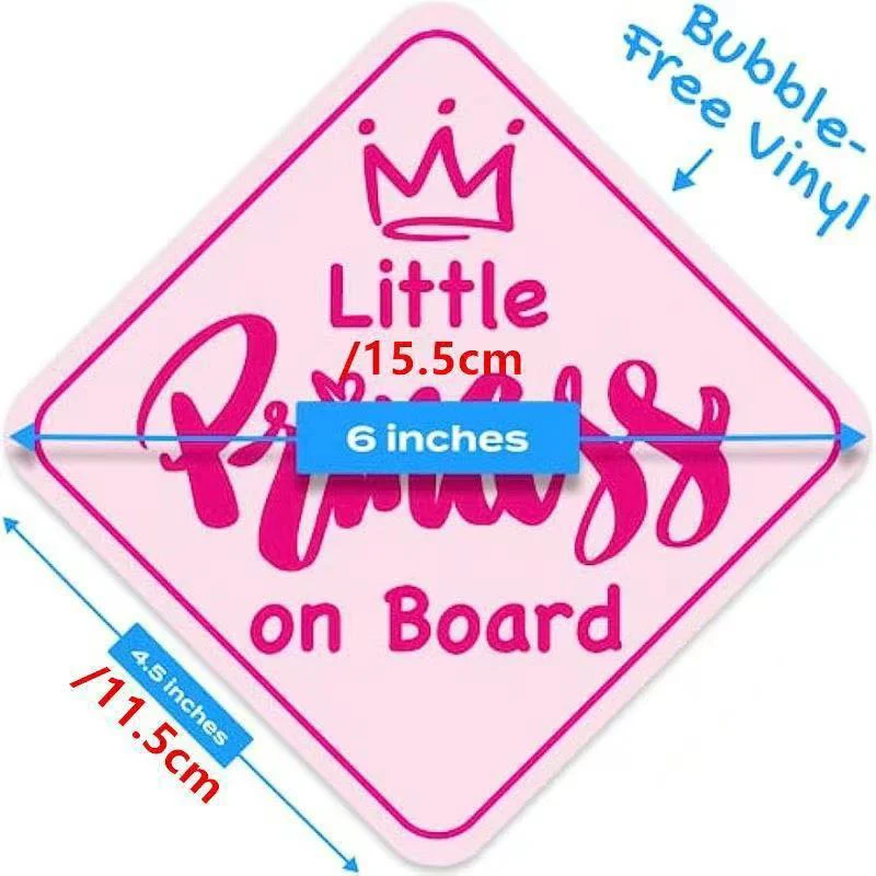 Universal Stylish Baby On Board Car Sticker Safety Sign For Reflective & Weatherproof Safety Sticker - Image 7