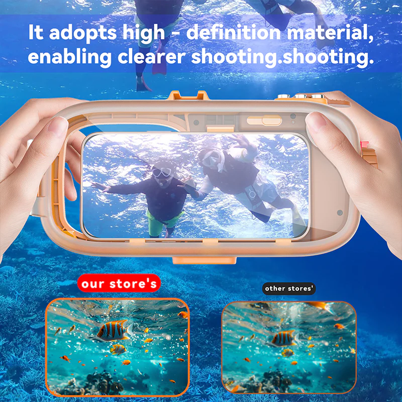 [With Bluetooth Version][Diving IPX8 15M/49FT Waterproof] Universal VIVO - Redpepper Underwater Protective Mobile Phone Case - Image 4