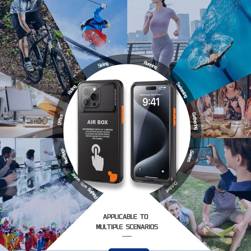 [Up to 6.7 inch] Redpepper Universal Waterproof Heavy Duty Lifeproof Case - Image 9