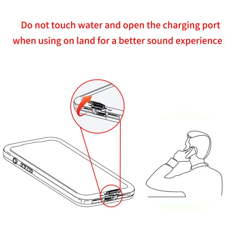 [Up to 6.7 inch] Redpepper Universal Waterproof Heavy Duty Lifeproof Case - Image 10