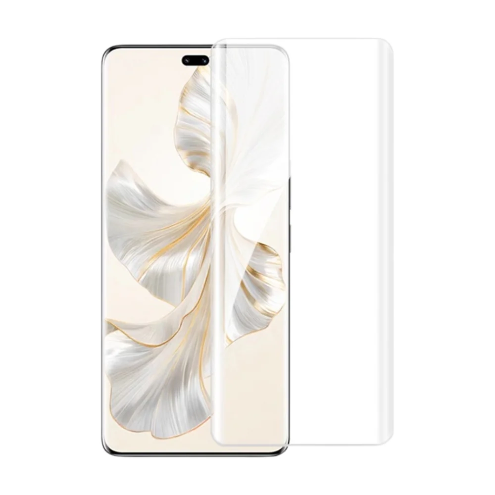 [UV Glue] [HD] Honor 90 Pro - UV Full Covered Curved 9H Tempered Glass Screen Protective Protector - Image 2