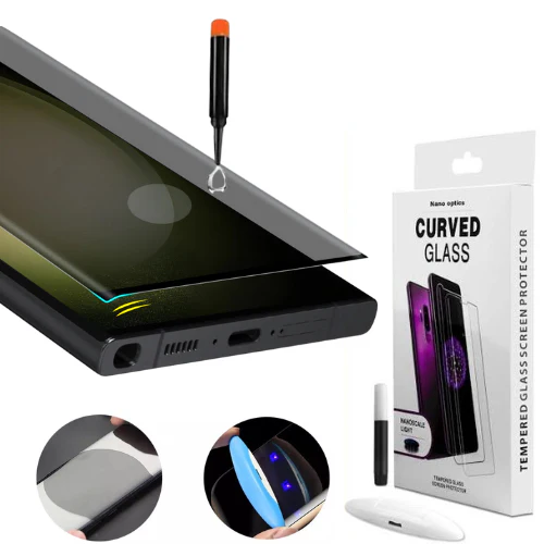 [UV Glue] [Privacy] OPPO Reno13 Pro (CPH2697) - UV Full Covered Curved Anti-Spy 9H Tempered Glass Screen Protective Protector