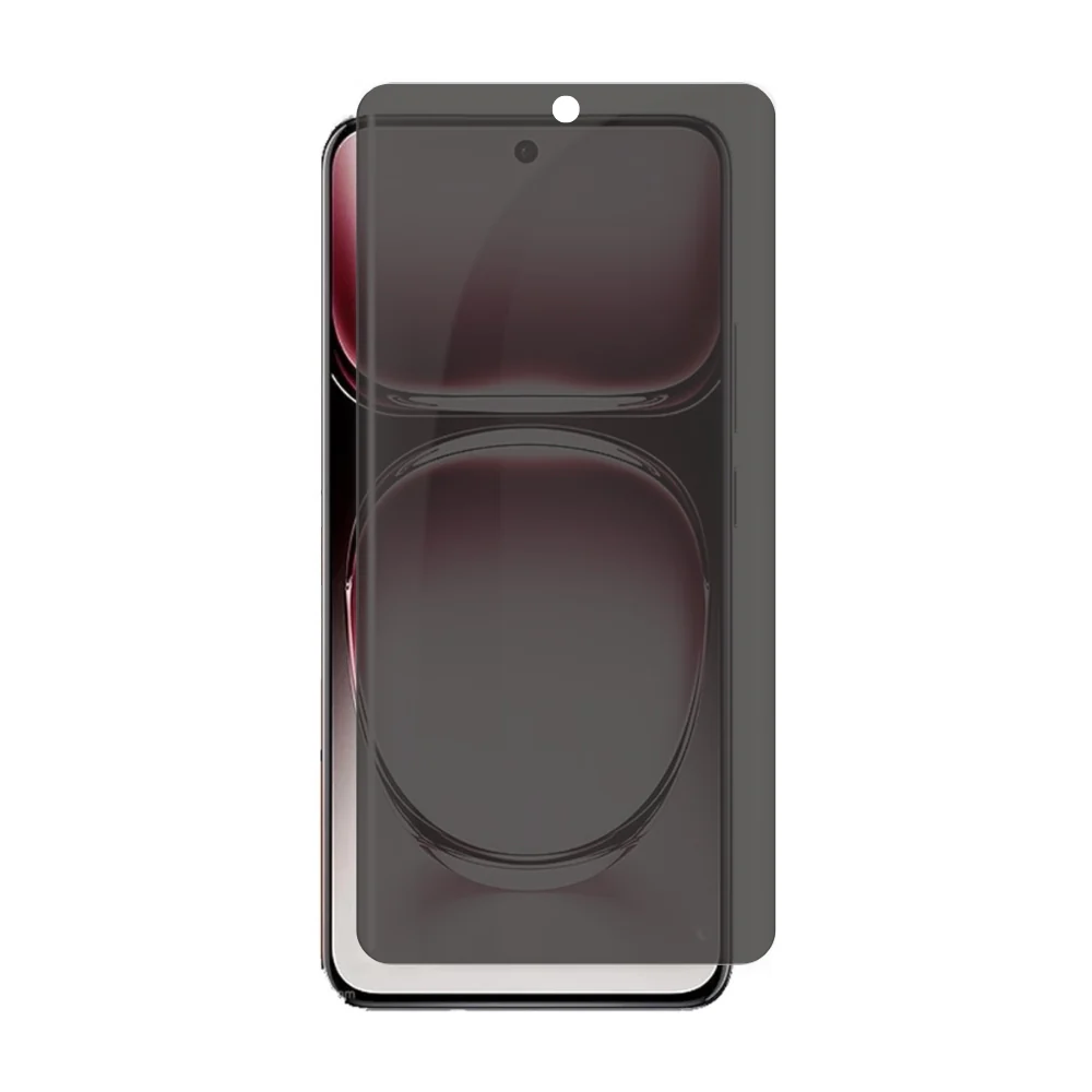 [UV Glue] [Privacy] OPPO Reno13 Pro (CPH2697) - UV Full Covered Curved Anti-Spy 9H Tempered Glass Screen Protective Protector - Image 2