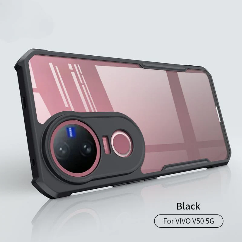 VIVO V50 & V50e & Lite- Shield Shockproof TPU+PC Clear Rugged Heavy Duty Case - Image 2