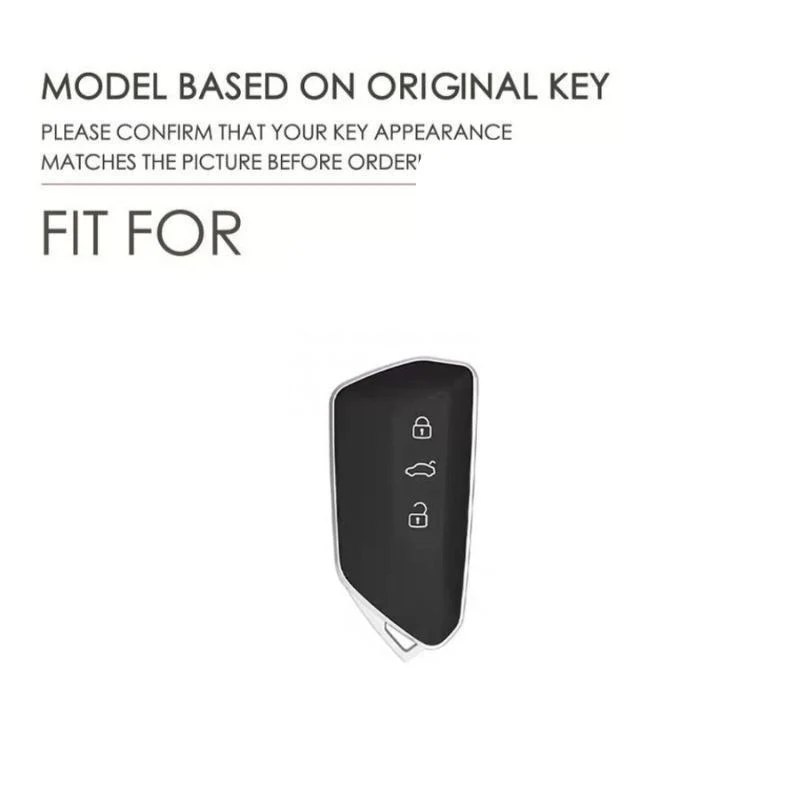 Volkswagen Handcrafted Genuine Leather Car Key Fob Case Cover Forc, ID.3, ID.4, Skoda Octavia, SEAT Leon MK4, Cupra Formentor - Image 2