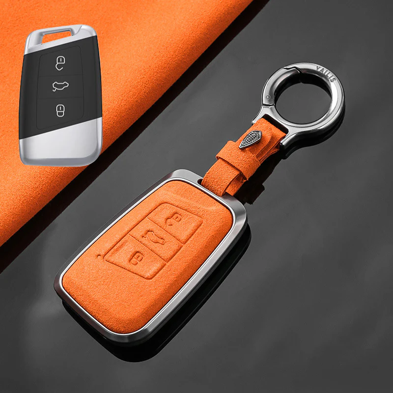 Volkswagen Luxury Suede Car Key Fob Case Cover For ID3, ID4, ID6, Golf, Passat, Talagon, Teramont X, Lamando L, Viloran, Tavendor - Image 11
