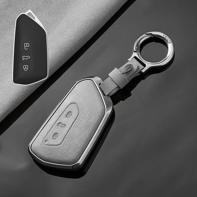 Volkswagen Luxury Suede Car Key Fob Case Cover For ID3, ID4, ID6, Golf, Passat, Talagon, Teramont X, Lamando L, Viloran, Tavendor - Image 7