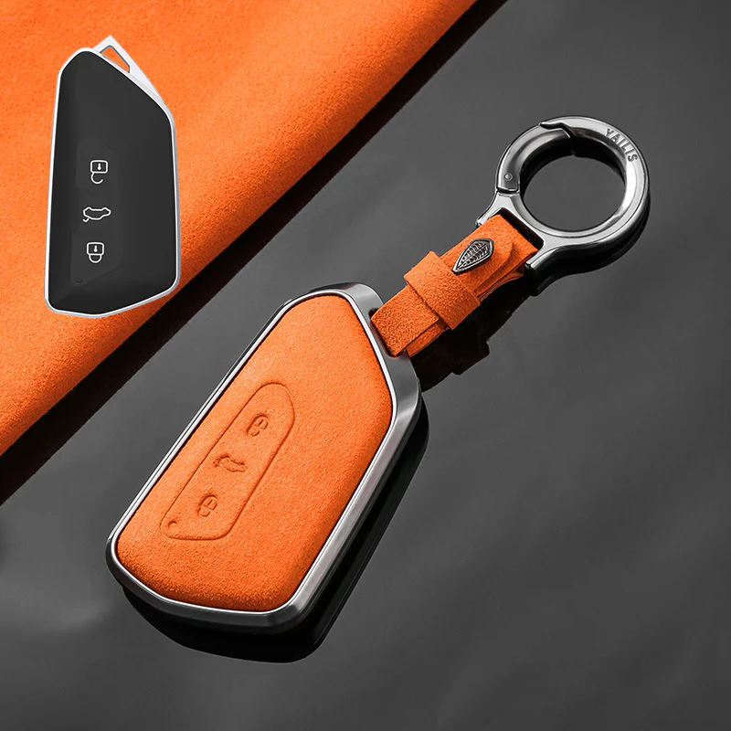Volkswagen Luxury Suede Car Key Fob Case Cover For ID3, ID4, ID6, Golf, Passat, Talagon, Teramont X, Lamando L, Viloran, Tavendor - Image 8