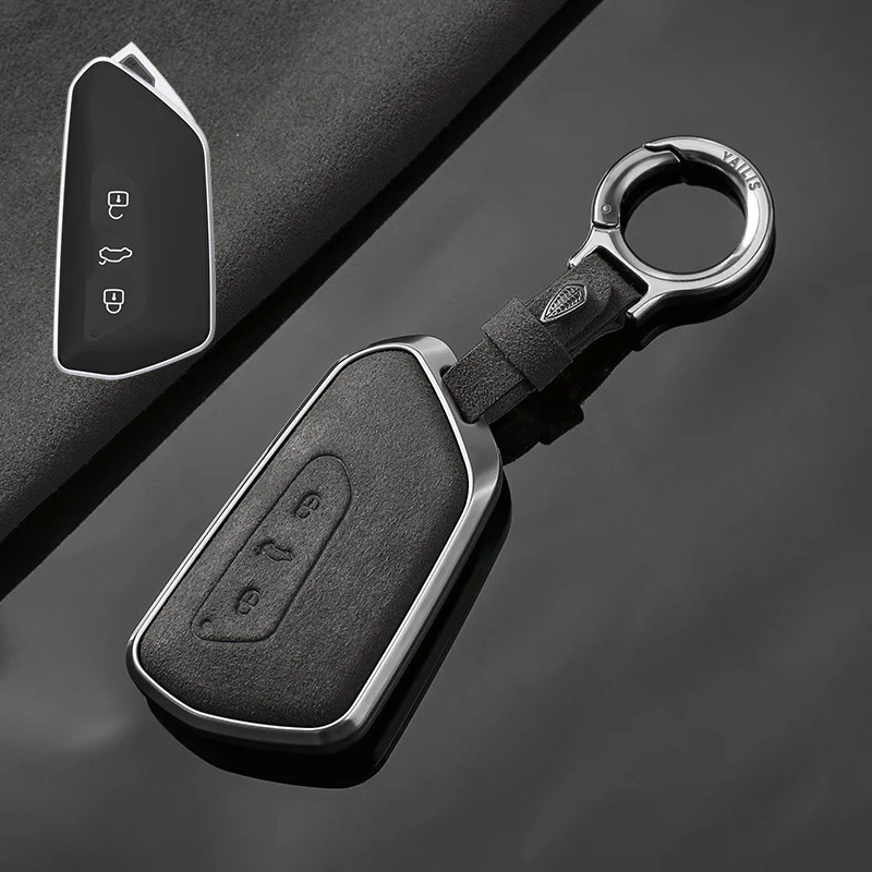 Volkswagen Luxury Suede Car Key Fob Case Cover For ID3, ID4, ID6, Golf, Passat, Talagon, Teramont X, Lamando L, Viloran, Tavendor - Image 9