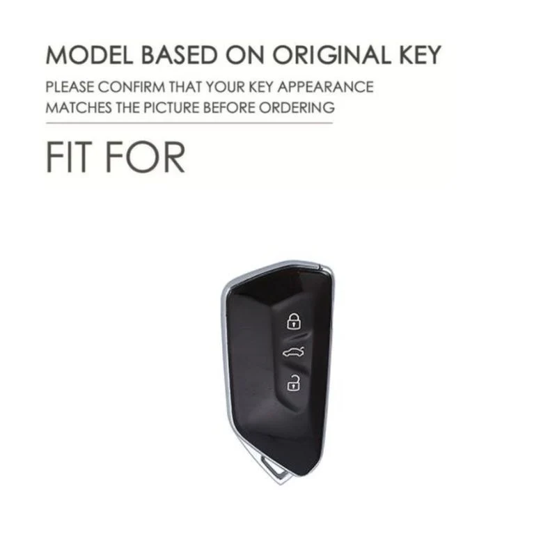 Volkswagen Matte ABS Car Key Fob Case Cover For Golf 8, Teramont, Talagon, ID.3,  ID.4 X, ID.6,  Lamando L - Image 2