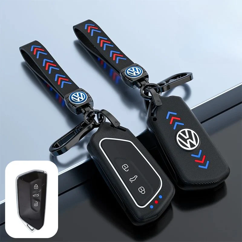 Volkswagen Matte ABS Car Key Fob Case Cover For Golf 8, Teramont, Talagon, ID.3,  ID.4 X, ID.6,  Lamando L - Image 3