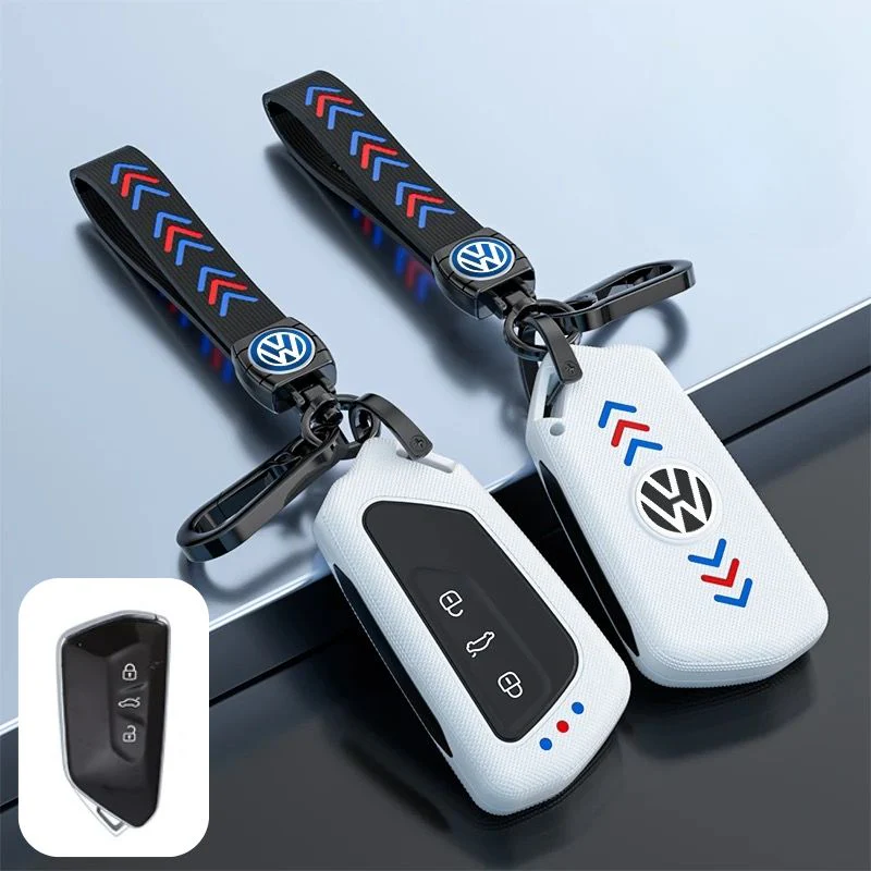 Volkswagen Matte ABS Car Key Fob Case Cover For Golf 8, Teramont, Talagon, ID.3,  ID.4 X, ID.6,  Lamando L - Image 5