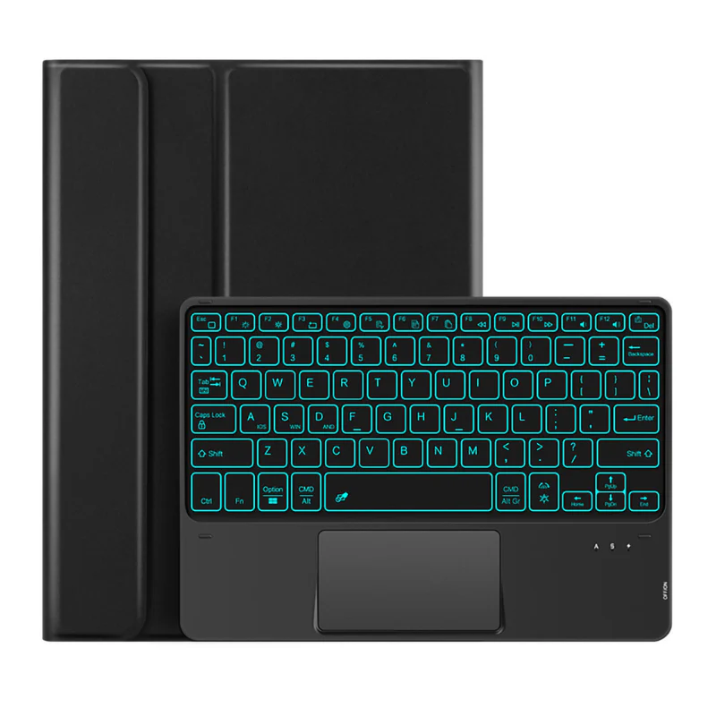[With Backlight][Built-in Pen Slot] Xiaomi Mi Pad 5/Pro 11’’ 2021 Flip-cover Bluetooth Touchpad Keyboard Case - Image 4