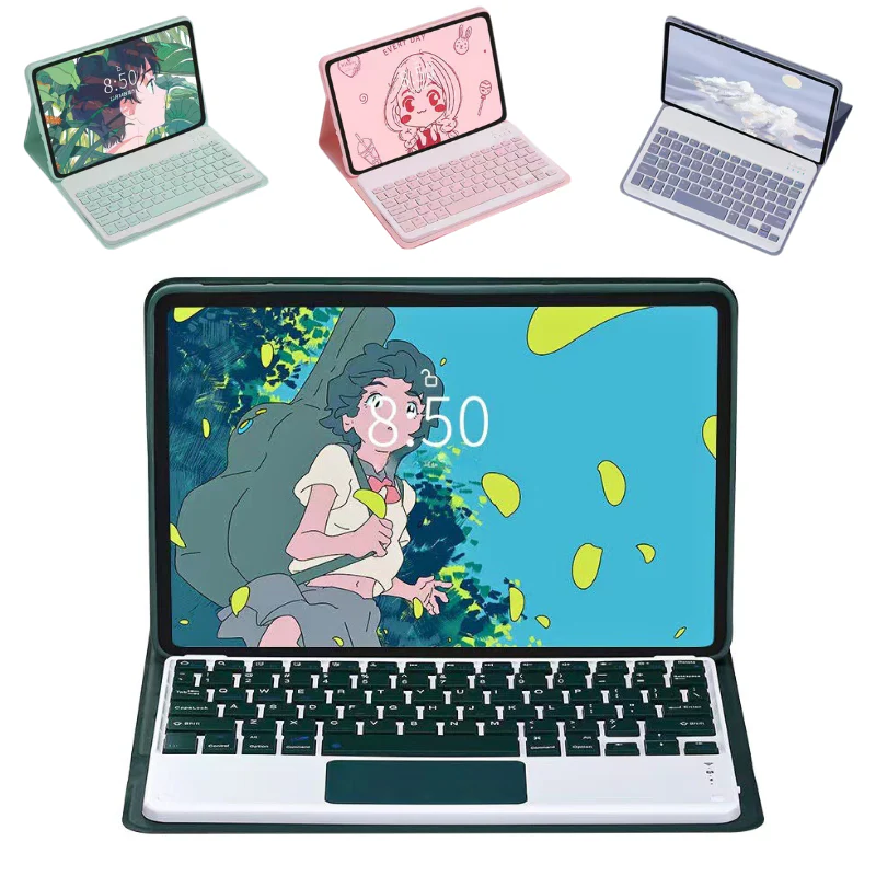 [With Backlight] Xiaomi Redmi Pad 10.61’’ 2022 Flip-cover Bluetooth Touchpad Keyboard Case