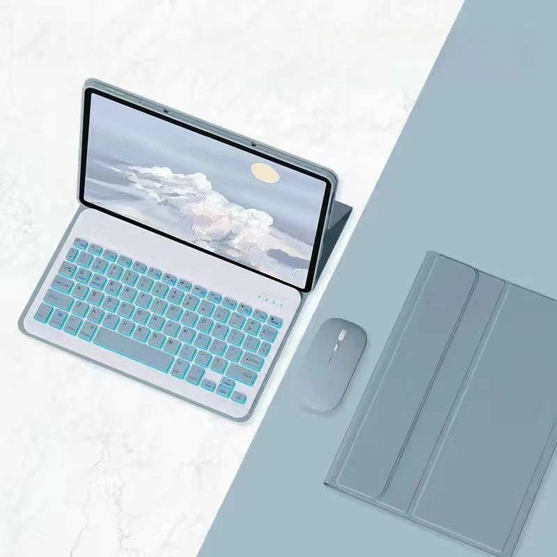 [With Backlight] Xiaomi Redmi Pad 10.61’’ 2022 Flip-cover Bluetooth Touchpad Keyboard Case - Image 8