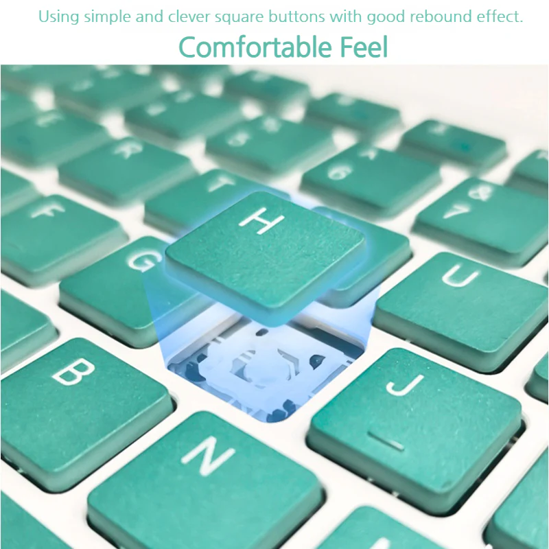 [With Backlit] Magnetic Wireless Bluetooth Touch Keyboard For Phones & Tablets - Image 12