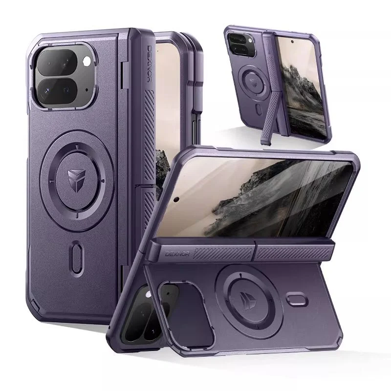 [With Camera Cover][Built-in Stand] Google Pixel 10 Pro Fold - Dexnor Military Grade Heavy-Duty Shockproof Rugged Case - Image 8
