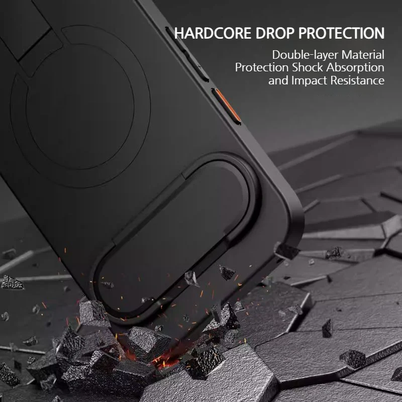 [With Camera Cover][Built-in Stand] Google Pixel 10/Pro/Pro XL - Dexnor Military Grade Heavy-Duty Shockproof Rugged Case - Image 4