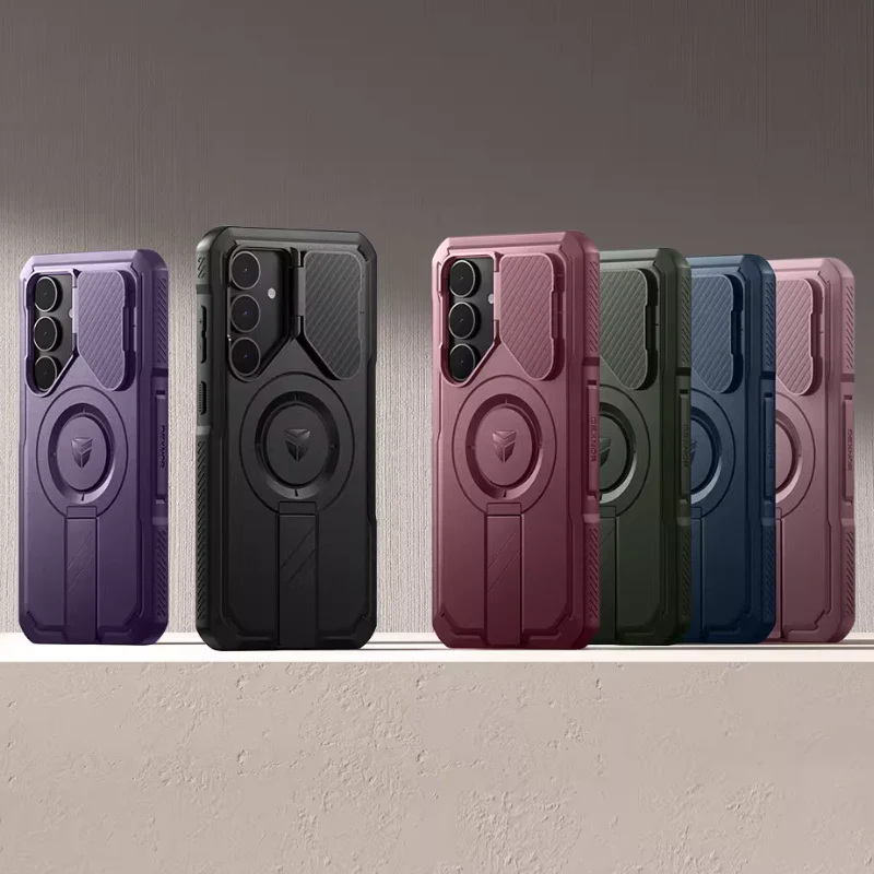 [With Camera Cover][Built-in Stand] Samsung Galaxy S26 Ultra - Dexnor Military Grade Heavy-Duty Shockproof Rugged Case - Image 14