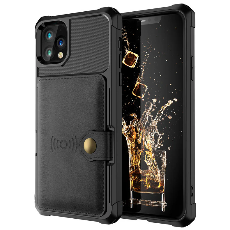 [With Card Holder] Apple iPhone X/XS/XR/XS Max Full-wrap Fashionable Heavy Duty Series Case - Image 2