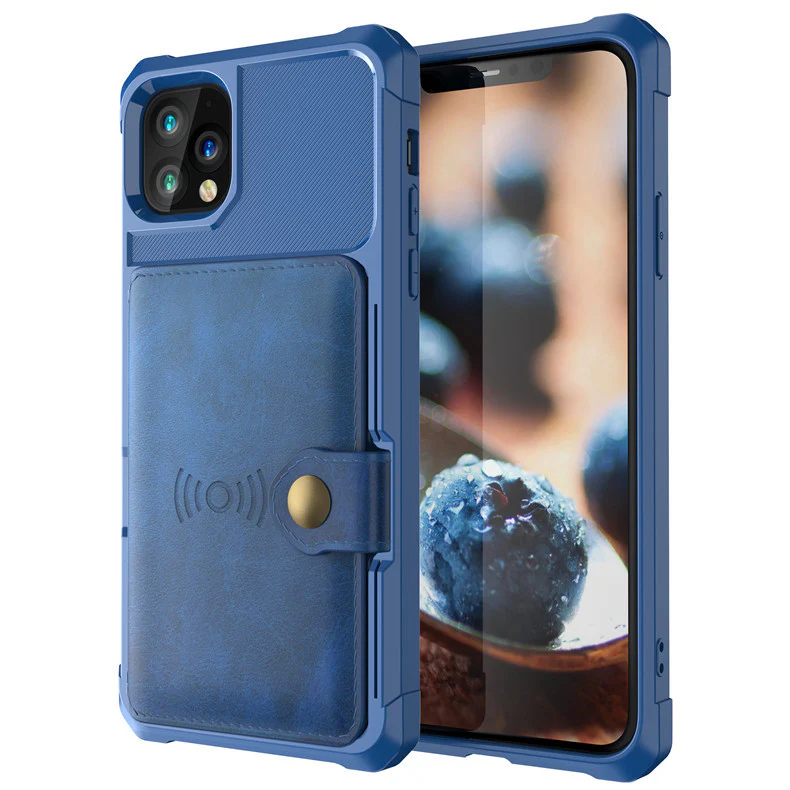 [With Card Holder] Apple iPhone X/XS/XR/XS Max Full-wrap Fashionable Heavy Duty Series Case - Image 5