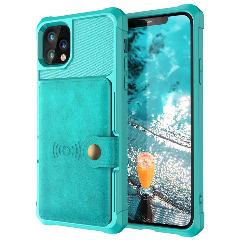 [With Card Holder] Apple iPhone X/XS/XR/XS Max Full-wrap Fashionable Heavy Duty Series Case - Image 6