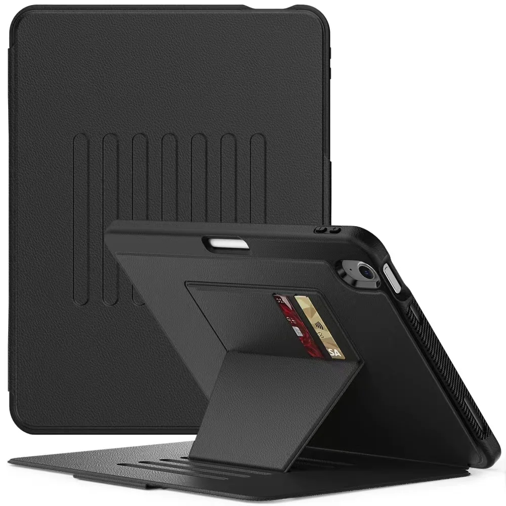 [With Card Slot] Apple iPad Air 11-inch M2/M3/M4 (2024/2025/2026) Stand Full-protection Shockproof Case With Pen Slot - Image 15
