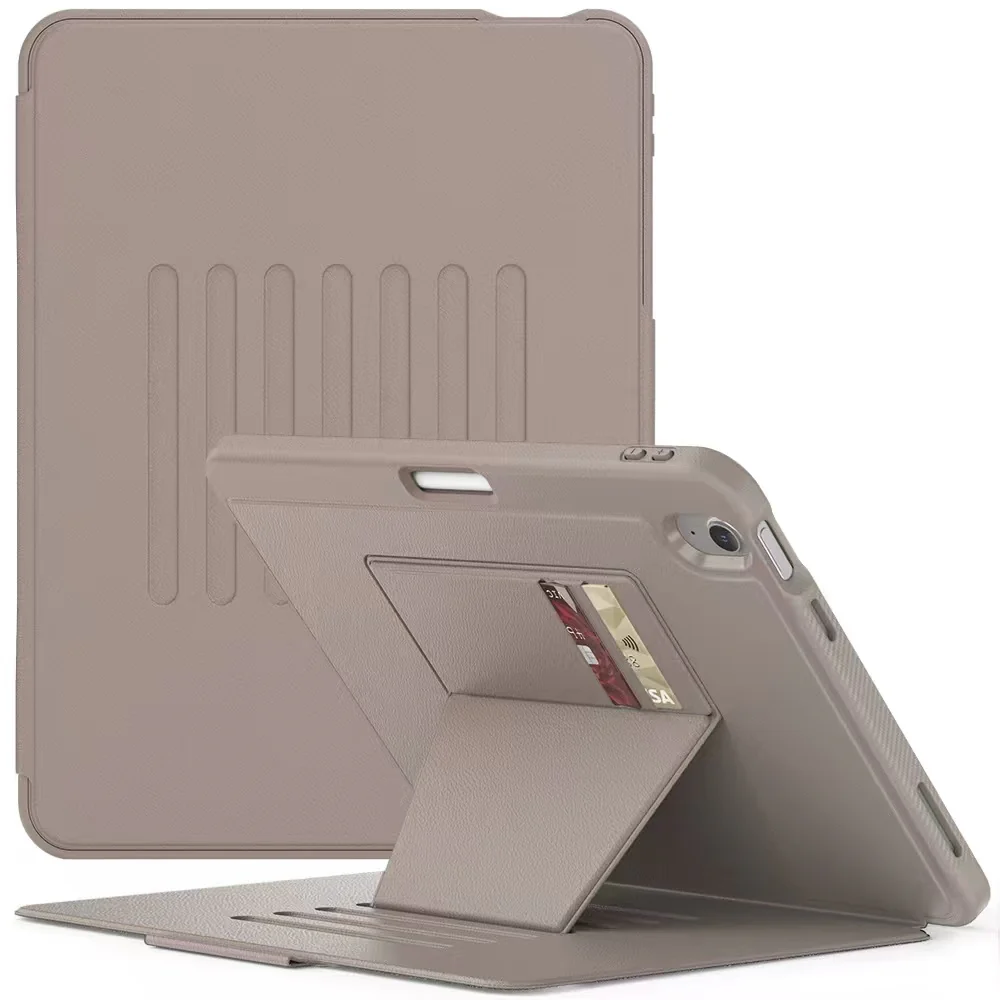 [With Card Slot] Apple iPad Air 11-inch M2/M3/M4 (2024/2025/2026) Stand Full-protection Shockproof Case With Pen Slot - Image 16