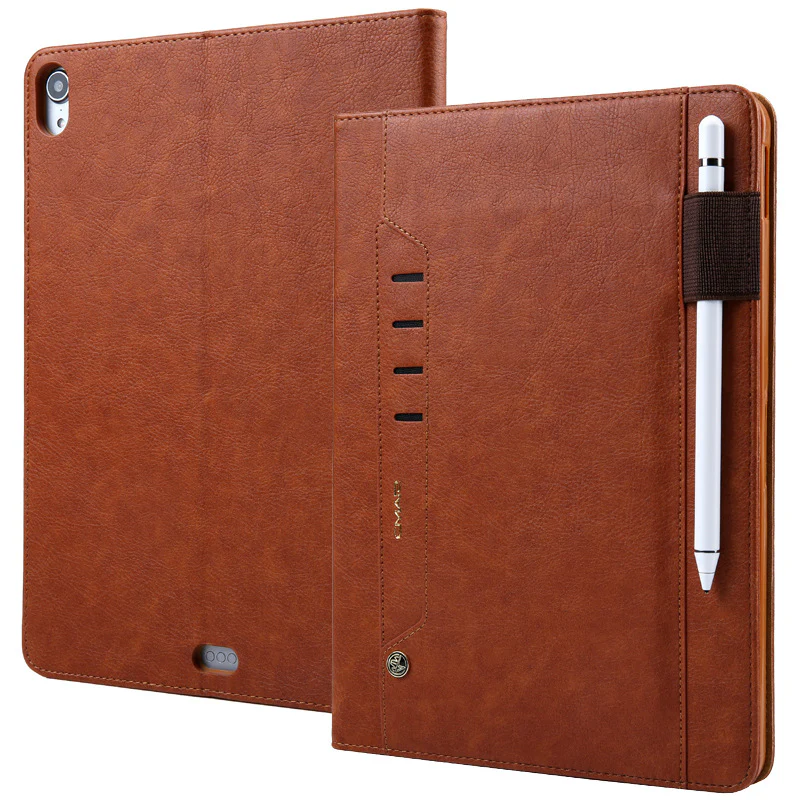 [With Card Slot] Apple iPad Air 4/5 10.9'' 4/5th Gen (2020/2022) Premium Minimalist Flip Leather Wallet Case - Image 6
