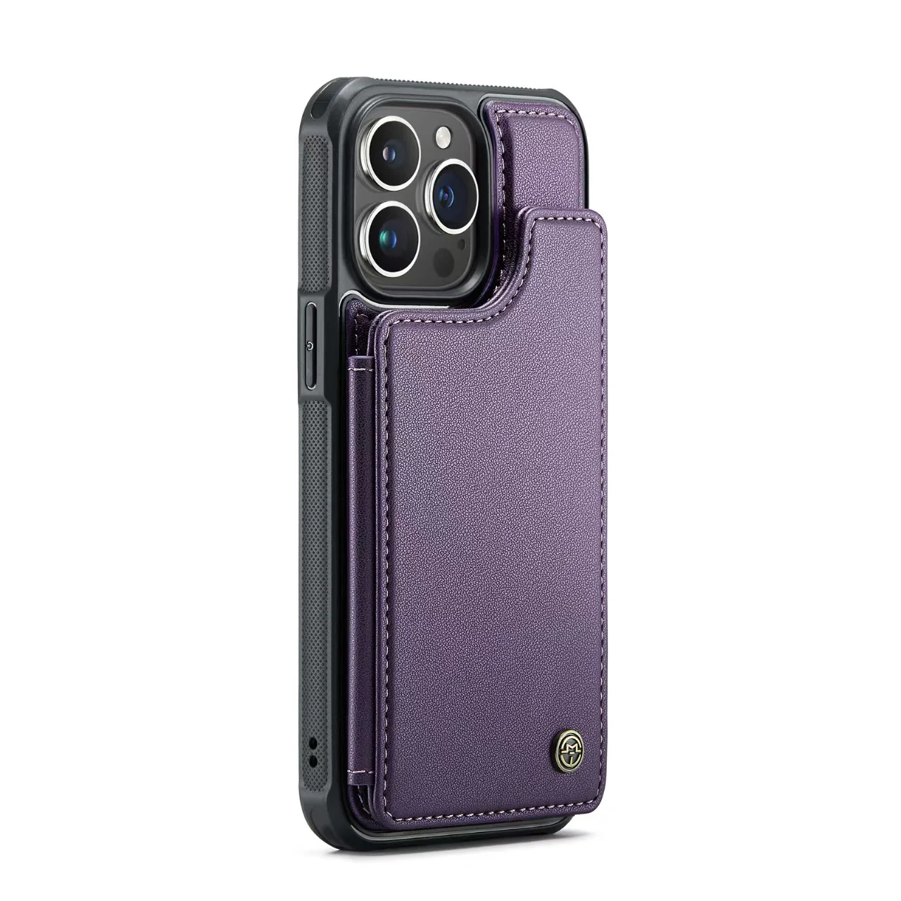 [With Card Slot] Apple iPhone 14/Plus/Pro/Pro Max RFID Flip Premium Leather Wallet Series Case - Image 16