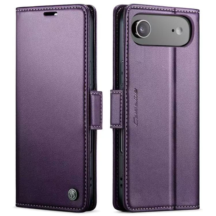[With Card Slot] Apple iPhone 17/Air/Pro/Pro Max Premium Leather Shockproof Wallet Series Case - Image 23