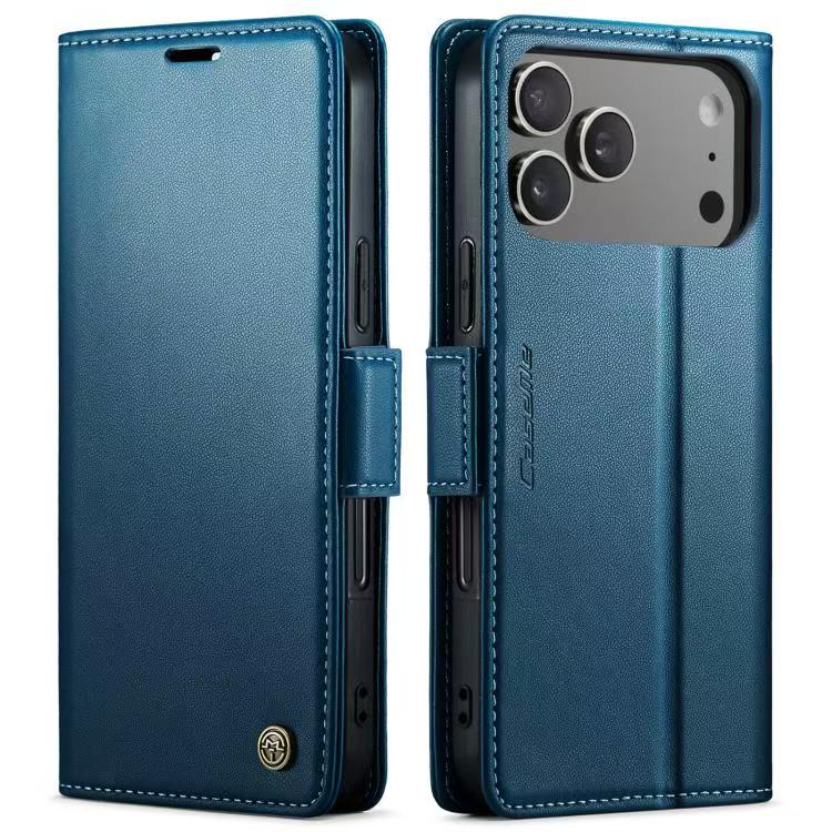 [With Card Slot] Apple iPhone 17/Air/Pro/Pro Max Premium Leather Shockproof Wallet Series Case - Image 25