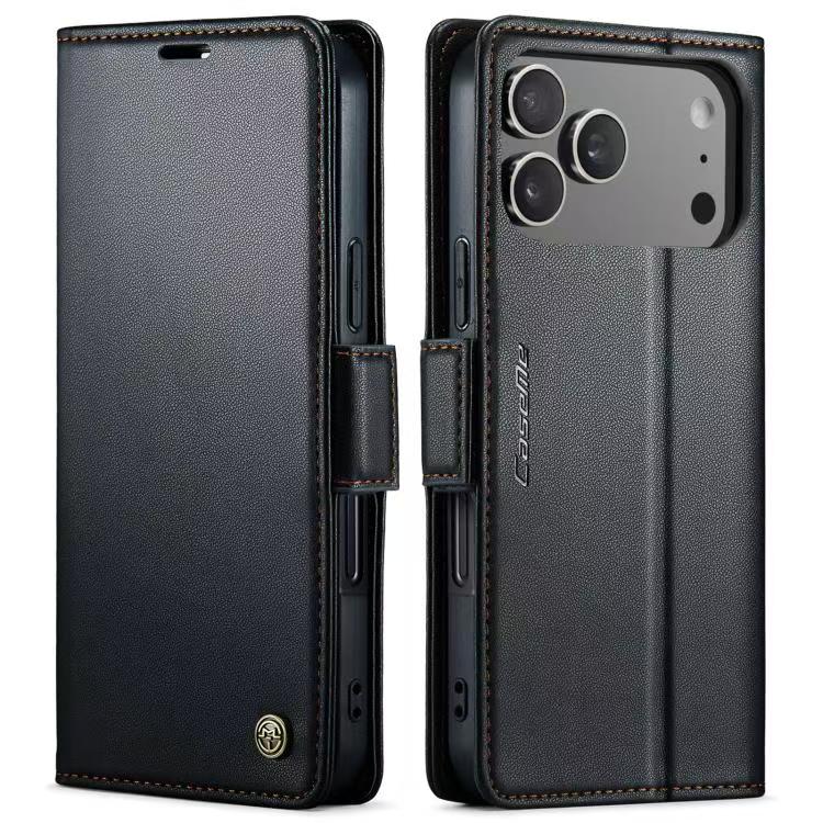 [With Card Slot] Apple iPhone 17/Air/Pro/Pro Max Premium Leather Shockproof Wallet Series Case - Image 28