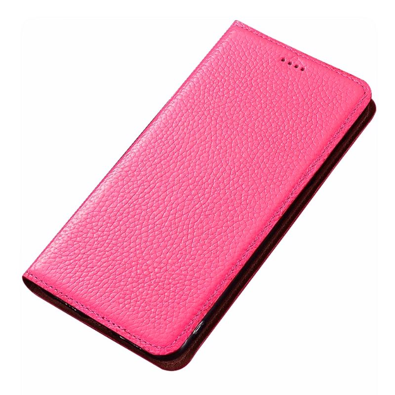 [With Card Slot] Asus Zenfone 8 - Full Cover Shockproof Flip Genuine Leather Series Soft Case - Image 5
