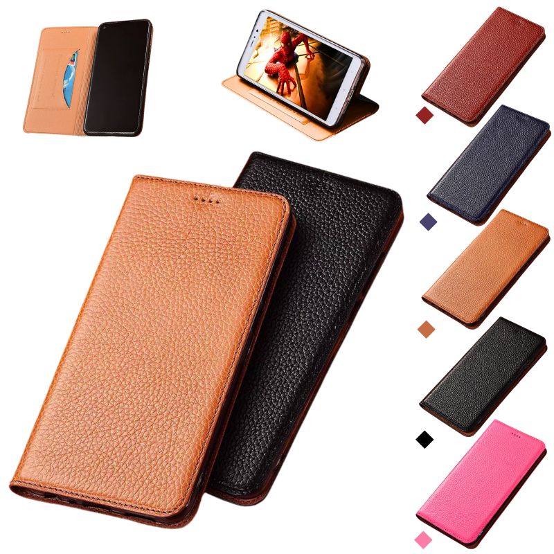[With Card Slot] Asus Zenfone 8 - Full Cover Shockproof Flip Genuine Leather Series Soft Case - Image 6