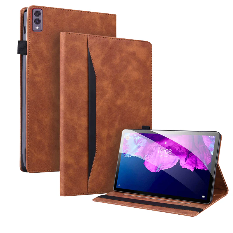 [With Card Slot] Lenovo Yoga Tab 11.1” 2025 (TB710FU) Matte Color-Block Leather Case
