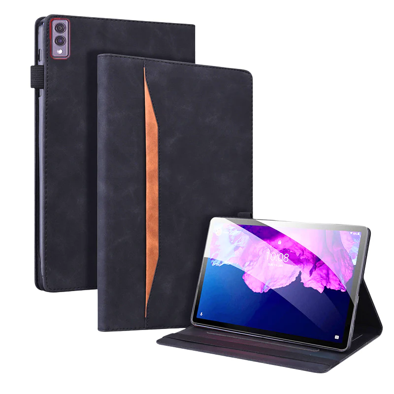 [With Card Slot] Lenovo Yoga Tab 11.1” 2025 (TB710FU) Matte Color-Block Leather Case - Image 10