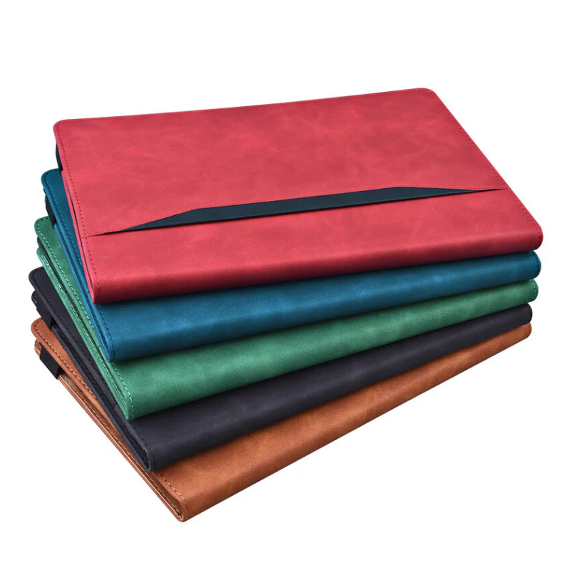 [With Card Slot] Lenovo Yoga Tab 11.1” 2025 (TB710FU) Matte Color-Block Leather Case - Image 4