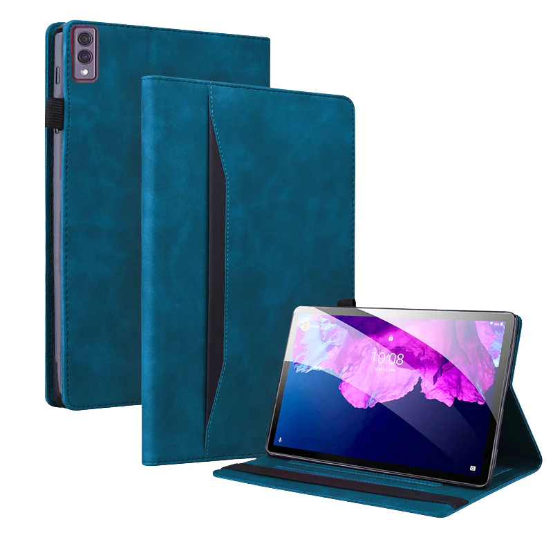[With Card Slot] Lenovo Yoga Tab 11.1” 2025 (TB710FU) Matte Color-Block Leather Case - Image 7