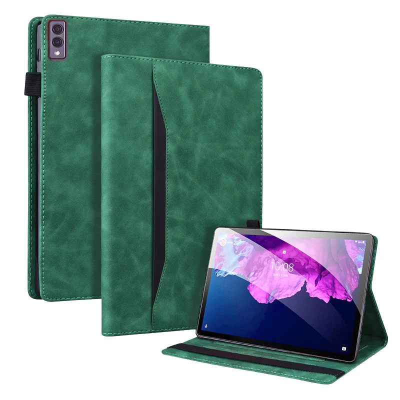 [With Card Slot] Lenovo Yoga Tab 11.1” 2025 (TB710FU) Matte Color-Block Leather Case - Image 9