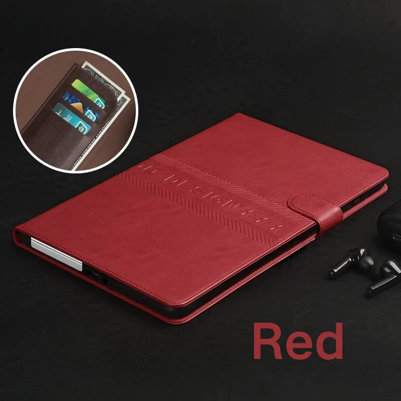 [With Card Slot] Microsoft Surface Pro X (1876) - Business Shockproof Magnetic Closure Flip Lightweight Case - Image 10